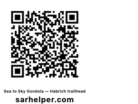 A printed SAR Helper sticker: a QR code above the domain sarhelper.com and a grouped sign code.
